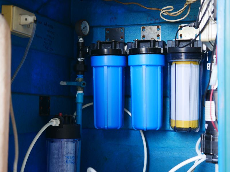 Water Softener System Connection Point